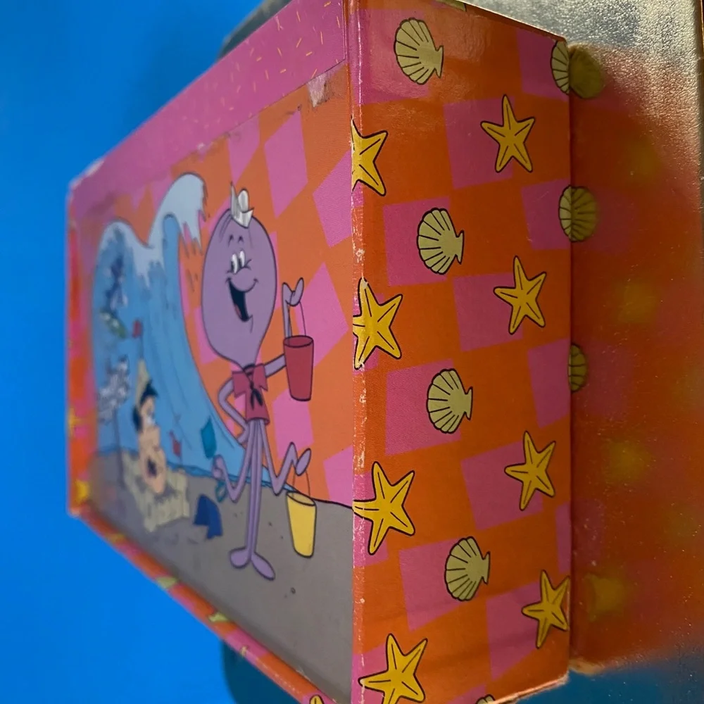 Cartoon Network 1994 Tom & Jerry, Fred Flintstone & Squiddly Diddly Pencil Box